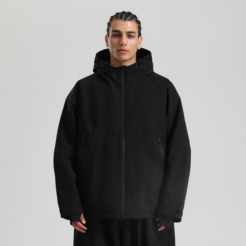 Men's and Women's Ski Jacket Snowboard Coat Waterproof Winter Baggy Snow Jackets with Hood Windproof Warm Insulation Outdoor Sports Skiing Jackets