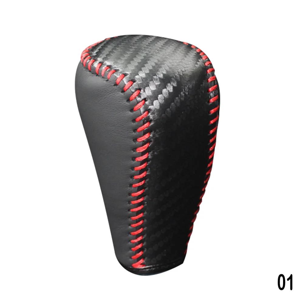 Auto-Schaltknaufabdeckung aus PU-Leder, rutschfester Griff, Schutzabdeckungen für manuelle Geschwindigkeit, für Toyota Camry RAV4