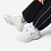 Li Ning Defender Synthetic Leather Plush Comfortable Non-Slip Warm Low-Top Casual Shoes Women Sneaker White AGLU102-3