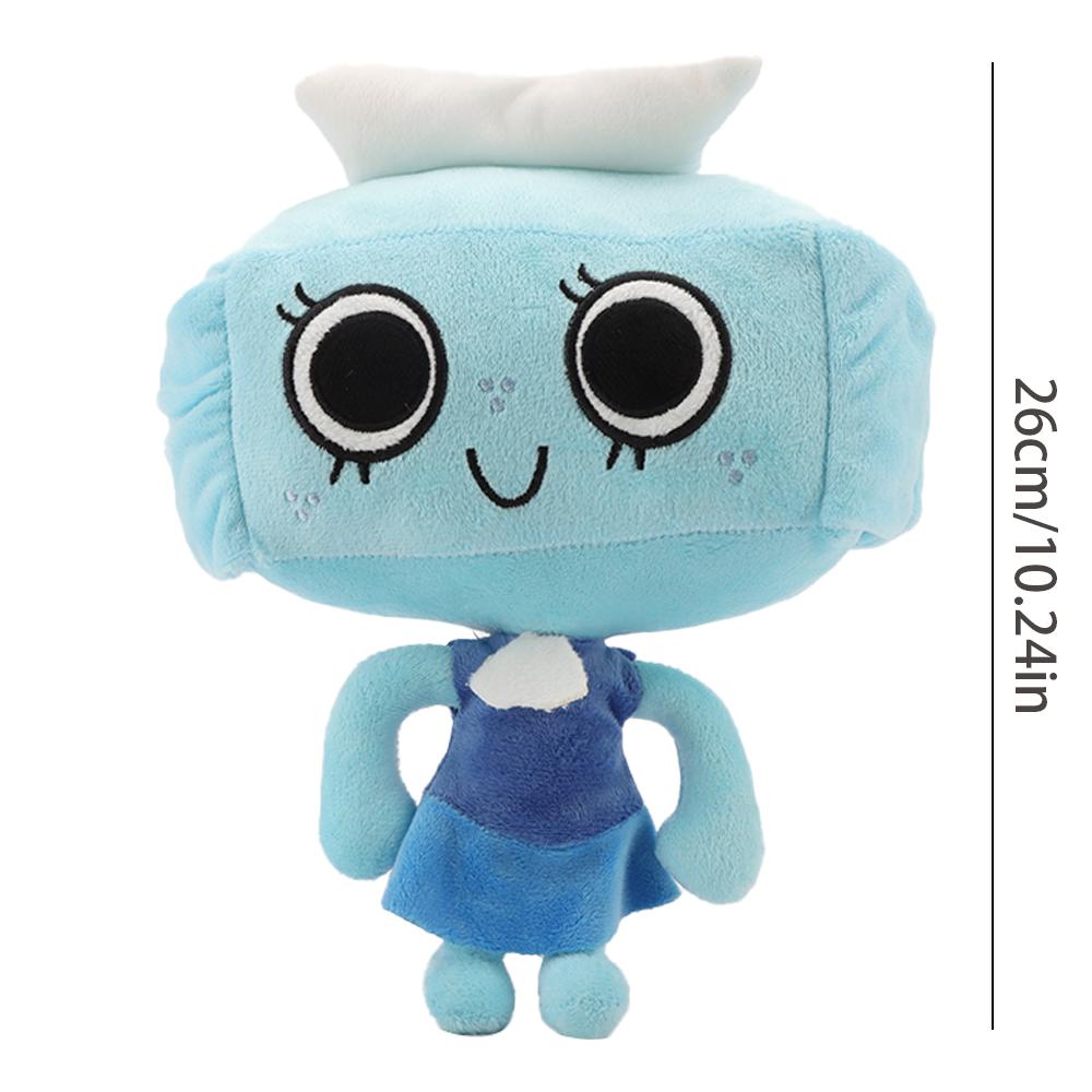 Dandy’s World Tisha Plush Toys Movie Stuffed Animals Kawaii Game Peripheral Plush Toys for Children Birthday Gifts Room Decor