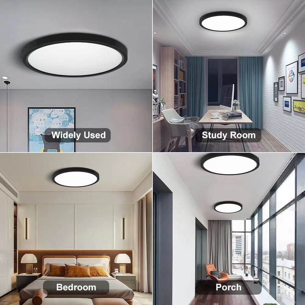 LED stropní lampy Ultratenké designové LED světla Inteligentní lampa Osvětlovací svítidlo do obývacího pokoje Ložnice Kuchyně Chodba Bytové dekorace Lesk