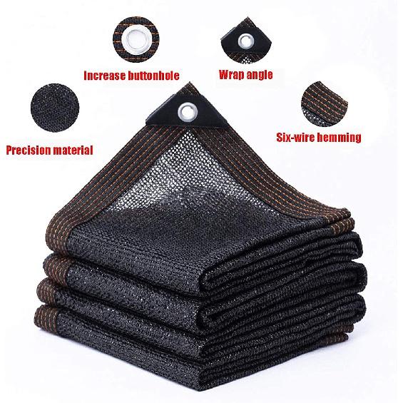 7x7ft 60% Sunblock Shade Cloth, Shade Cloth with Grommets, Sun Netting for Patio, Outdoor Shading Net, Garden Shade Mesh Tarp, for Plant Cover,