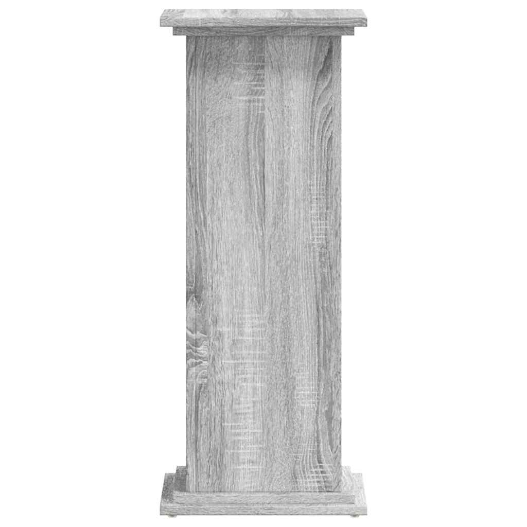 Plant Stand Gray Sonoma 33x33x80 cm Engineered Wood
