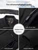 Men's Thickened Lapel Collar Down Jacket with Fleece Lining - Winter Short Style for Middle-Aged and Elderly