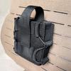 Open Top Nylon Handcuff Pouch Waist Belt Bag Handcuff Holder Hunting Accessory