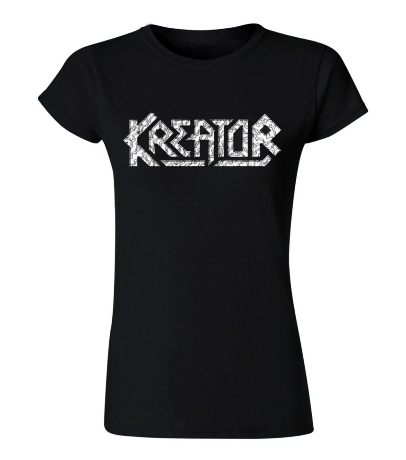 KREATOR cd lgo WHITE LOGO Official BABYDOLL SHIRT LAST MED New OOP phantom coma 3XL