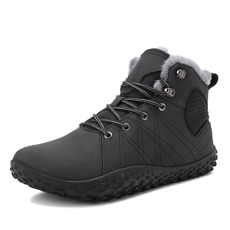 

snow boots men winter boots cotton boots slip on keep warm plush boots hiking boots men casual shoes men mountain snow boots 40