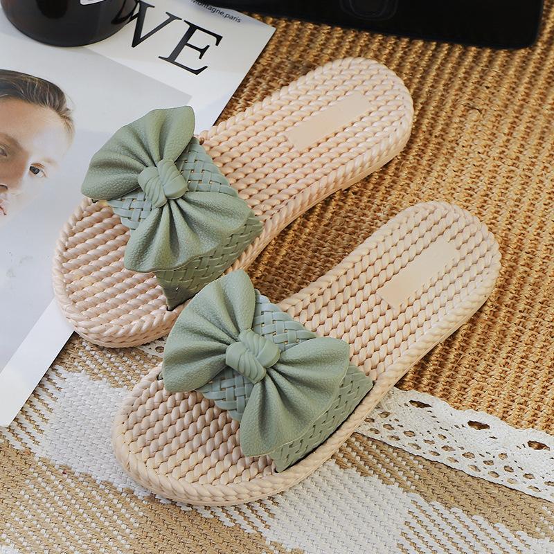 Women Spring Summer Slippers Handmade Ladies New Slippers Indoor Outdoor Fashion Household Flat-bottom Dormitory Shower Slippers