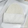 Autumn and winter velvet warm wool hat women's solid color new outdoor cold-proof thickened knitted pullover hat versatile cold hat