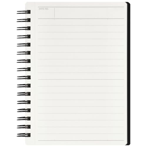 Maruman MNEMOSYNE Notatnik 5,83 x 4,13 cala (A6), 7mm w linie 18-liniowy z pogrubioną linią podziału, 80 arkuszy (N176)