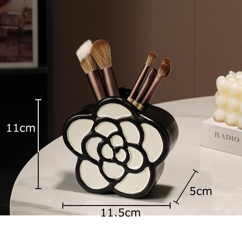 Black and White Butterfly Decorative Tissue Box Coffee Table Desk Decoration Ceramic Tissue Box Bedside Table Paper Towel Case