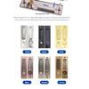 Invisible Door Lock Balcony Wooden Sliding Door Lock With Key Kitchen Bedroom Sliding Door Sliding Door Built-in Hook Lock
