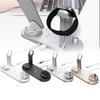 New Wireless Charger 15w Three In One Rotating Socket For Phone Headphones And Watch In Black White Silver Rose Gold