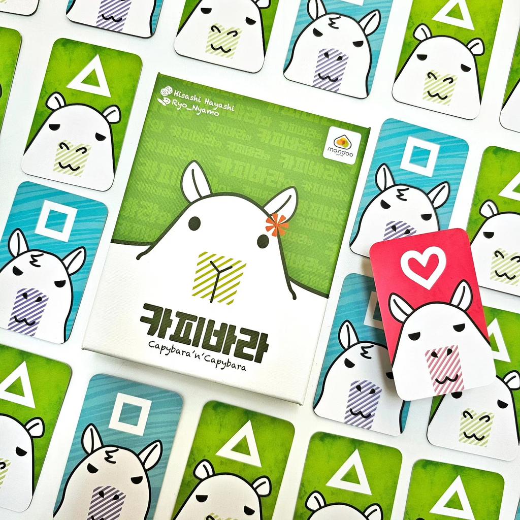 Capybara Board Game Card Family