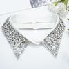 Fashion Beadwork Detachable Collar Removeable Faux Collar Easy Wear Neckwear for Women Various Occasion and Outfit