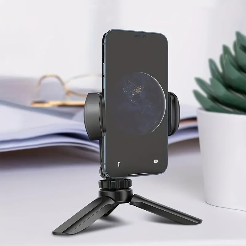 Foldable Phone Tripod Desktop Handheld Stabilizer Selfie Live Streaming Portable Phone Holder Stand