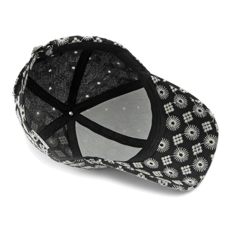 Embroidered Vintage Baseball Cap Women's Outdoor Sunshade Hat