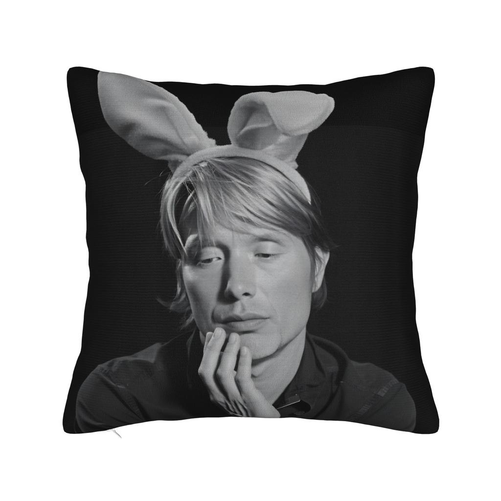 Mads Mikkelsen HHannibal Kissenbezug Mode Kissenhülle Für Wohnzimmer Sofa Bequeme Kissenbezüge Geschenk