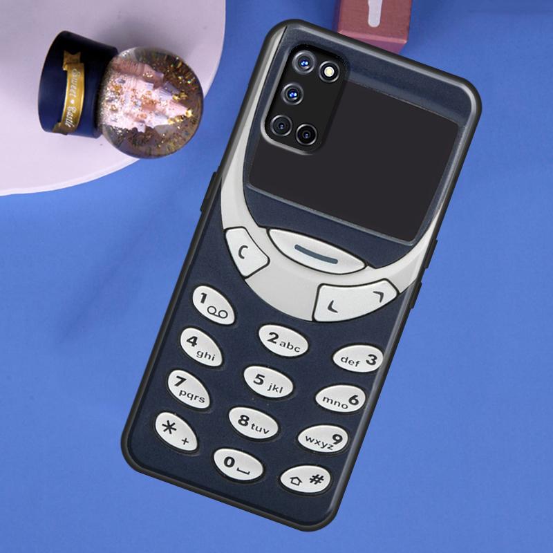 Retro Mobile Phone Phone Case For Oppo A80 A40 A60 A16 A76 A96 A91 A15 A17 A74 A94 A54 A57S A18 A38 A58 A98 A78