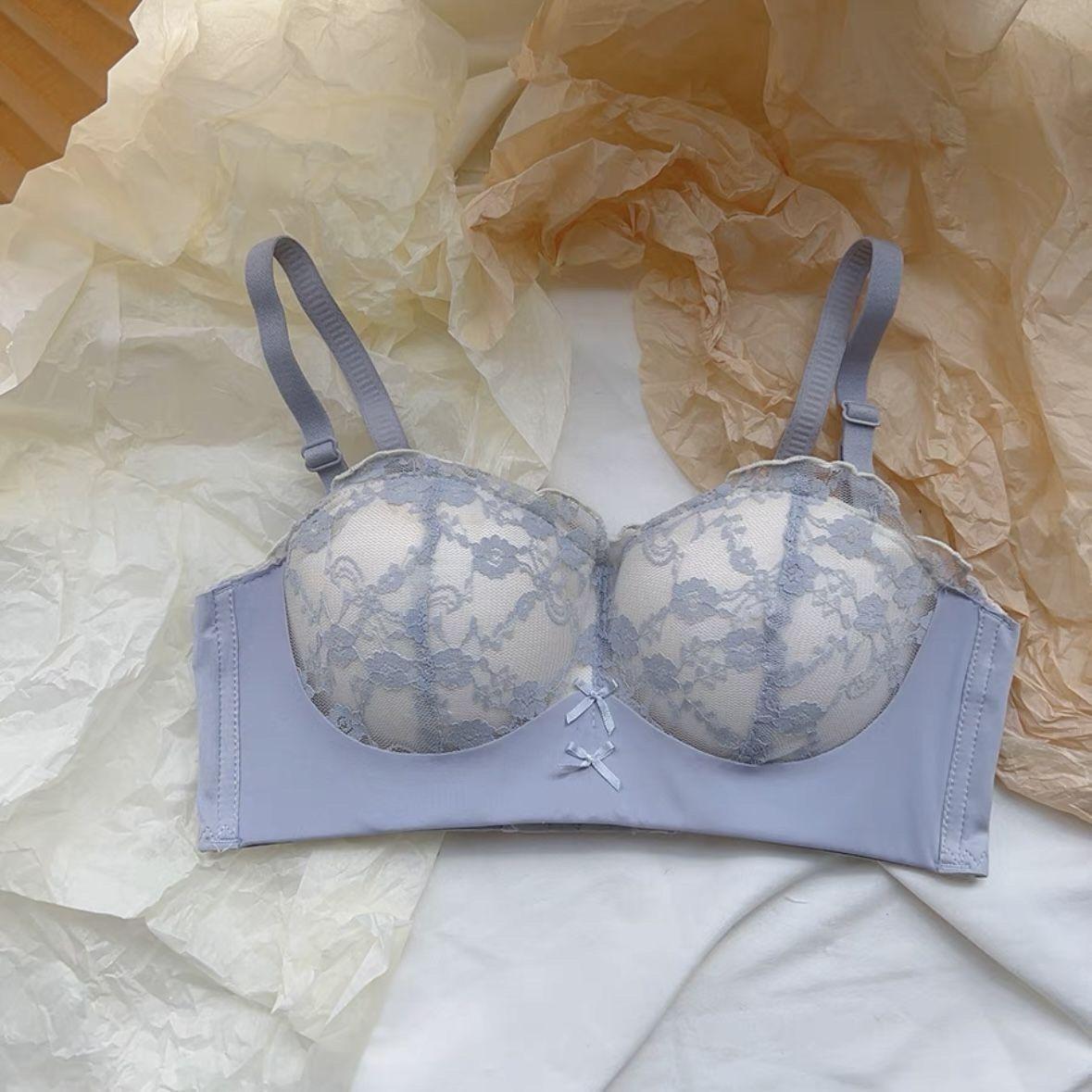 

Girls Push Up Bras Backless Underwear Deep V Bras For Women Lingerie Bandeau Bras 34/75AB