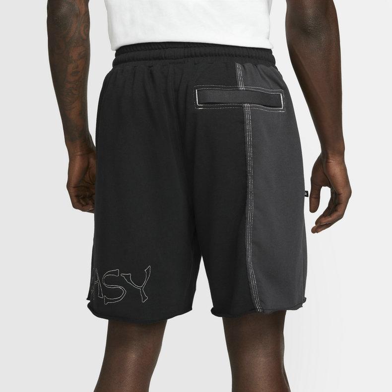 Nike Kevin Durant French Terry Casual Embroidered Shorts V1 Men Shorts Black DH7374-010
