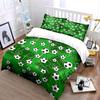 Soccer Balls, Fields Pattern. Bedding Sets Duvet Cover Sets Duvet Covers Pillowcases(1 * Duvet Cover 2 * Pillowcases Without Duvet Insert)