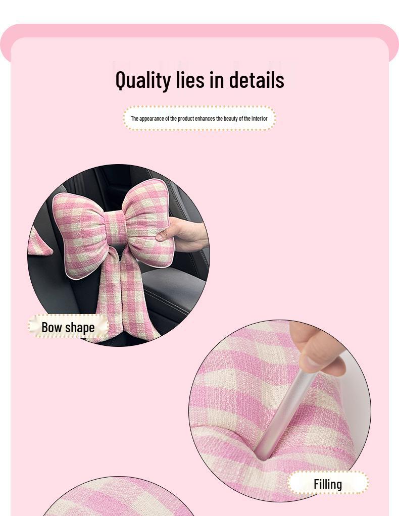 Four Seasons Universal Car Neck Support Pillow - Comfortable Headrest for Women