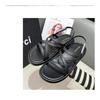 Sandals Women's Summer Flat Heel Soft Bottom Temperament Roman Shoes Beach Shoes