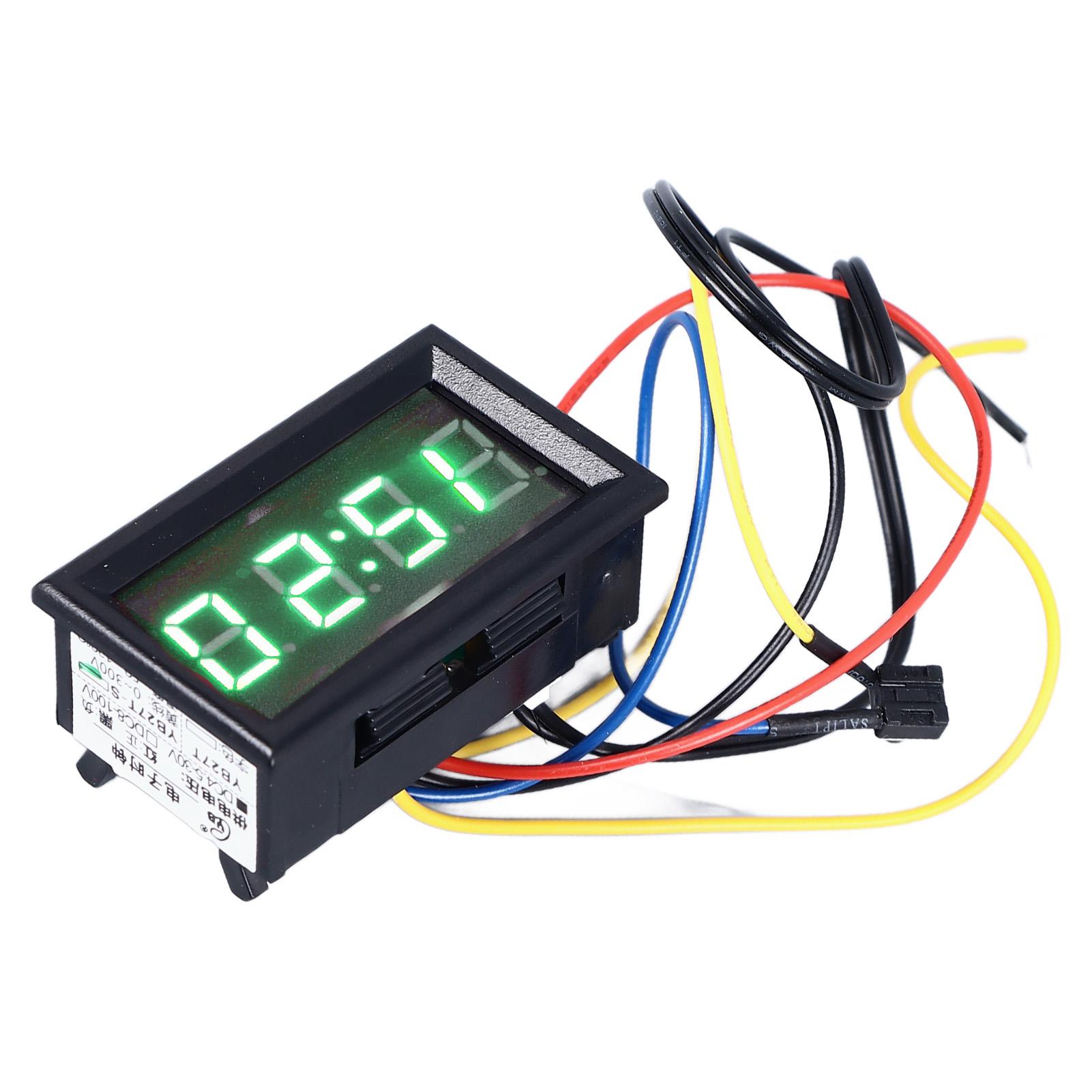 

Car Smart Digital Thermometer 3 in 1 Nightlight LED Digital Display Electronic Clock Voltmeter