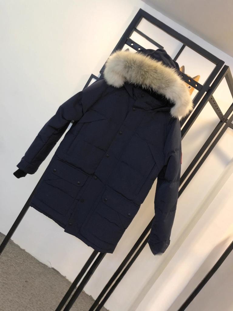Goose down jacket Emory Canadian men's and women's medium and long Parker coat M