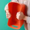 Plastic Storage Bins With Sturdy Grip Handles Durable Waterproof For Bathroom Kitchen Home Organization