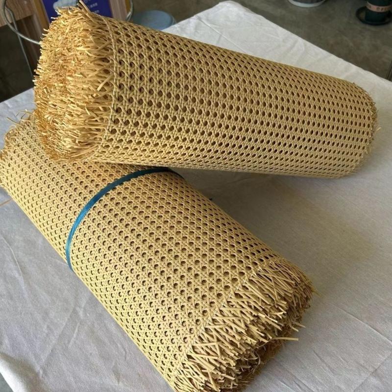 Natural Width Rattan Cane Webbing Roll Woven Cane Roll Rattan Webbing for Chair Cabinet Ceiling and Door Decoration