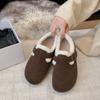 Retro Velvet All-inclusive Women's Winter New Cotton Shoes Doudou Shoes Fluffy Shoes Snow Boots