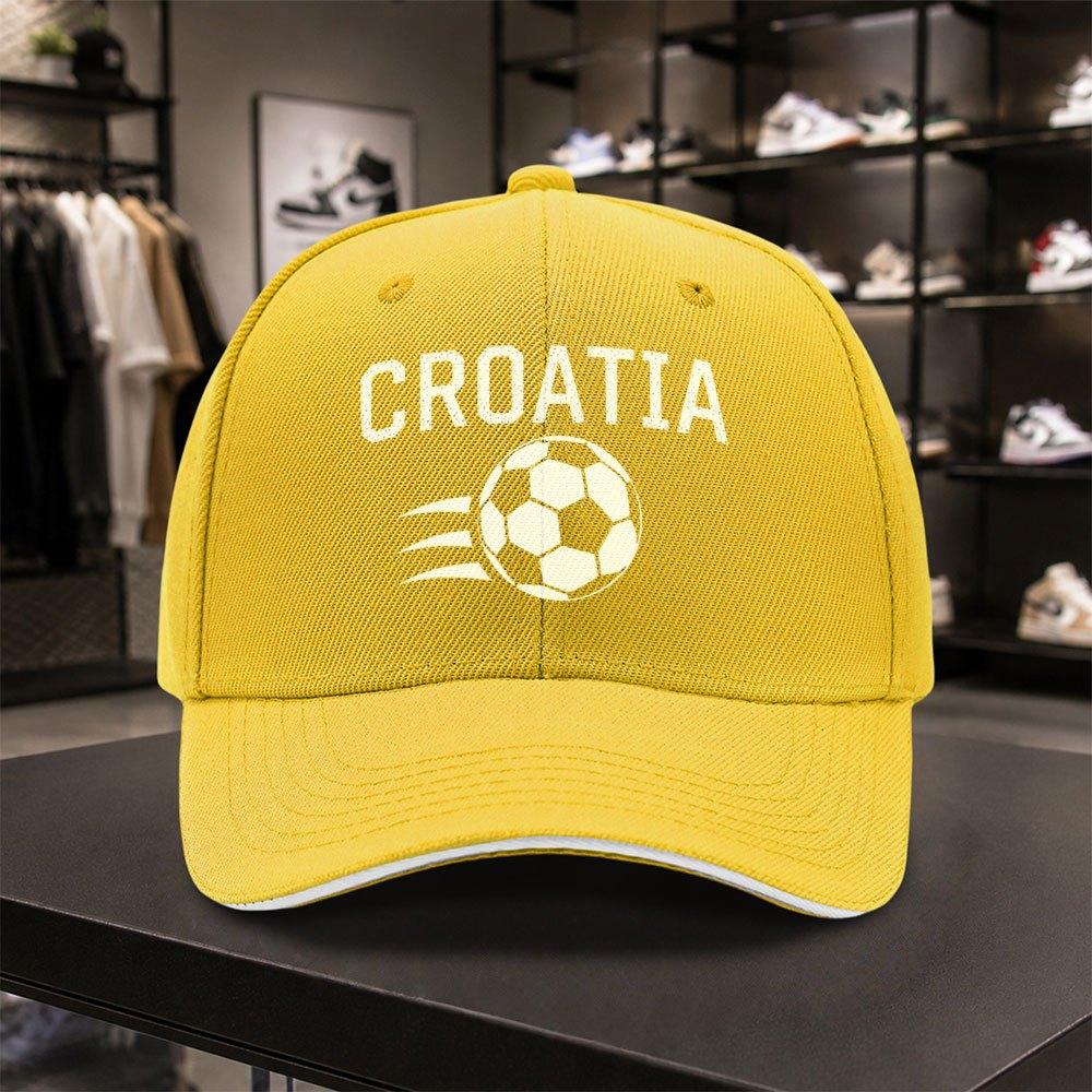Croatian Design Baseball Cap Duckbill Cap for Running Fitness Outdoor Sports Travel Daily Wear Gift