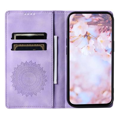 For Xiaomi 13T/13T Pro/Redmi K60 Ultra Wallet Imprinted Flower Pattern Leather Case Phone Cover