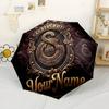 Galatasaray1 Customize Your Name Umbrella Portable Automatic Umbrella Compact 8-Rib Lightweight Foldable Design Perfect for Outdoor Adventures