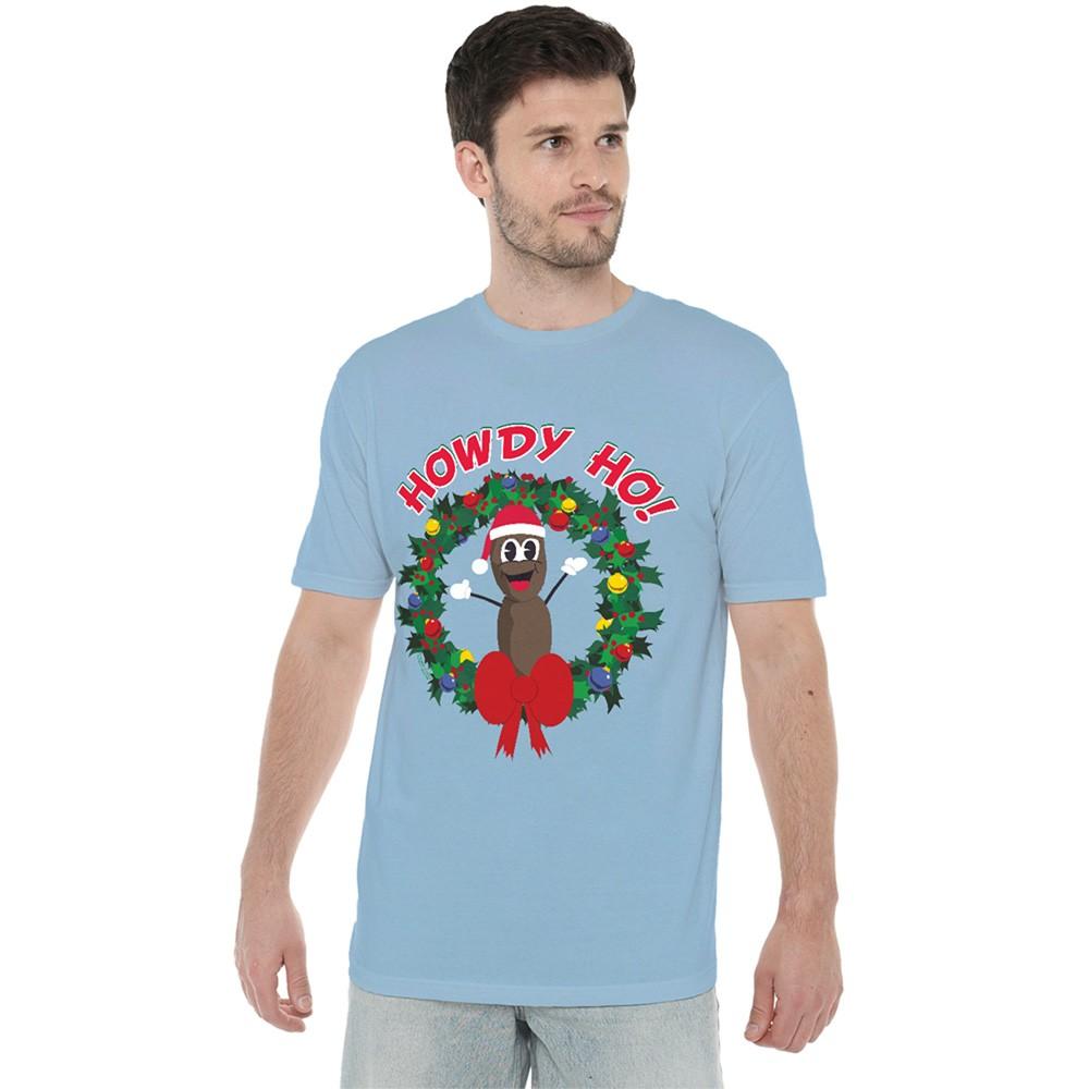 South Park Mr. Hankey Howdy Ho Christmas Wreath T-Shirt S-2XL Light Blue S