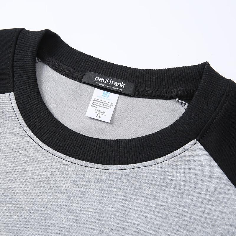 Paul Frank Loose-fit Color-block Crewneck Sweatshirt