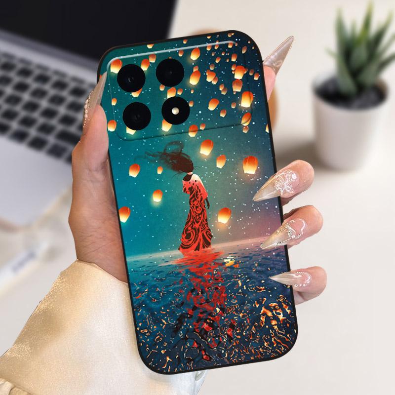 For POCO F8 Pro Case 2510DPC44G Stylish Silicone Soft TPU Phone Cover For Xiaomi POCO F8Pro 5G Shockproof Funda Protective Shell