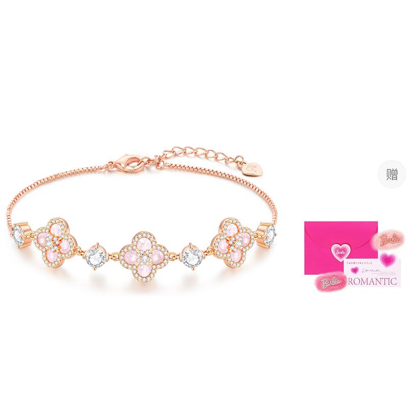 Barbie crystal bracelet [Explosion* Lucky Four Leaf Clover Limited Edition] New Chinese style exquisite light luxury wrist Chinese style Ba2603028