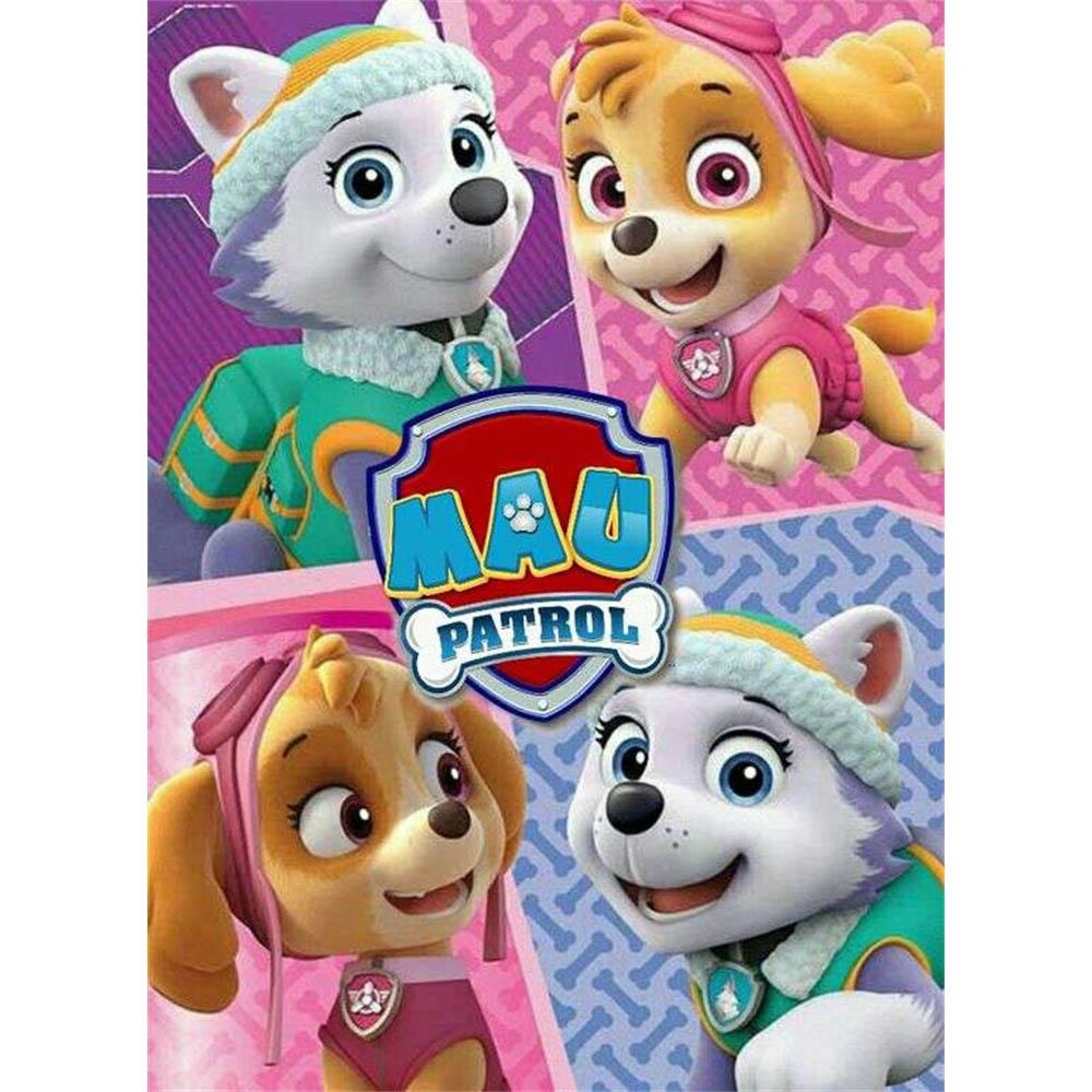 Kreskówkowy Piesek Disneya Malowanie Diamentami 5D DIY Wzór Artystyczny Drukowany Zestaw Puzzle Płótno Mozaika Ścieg Haft Domowy Dekor