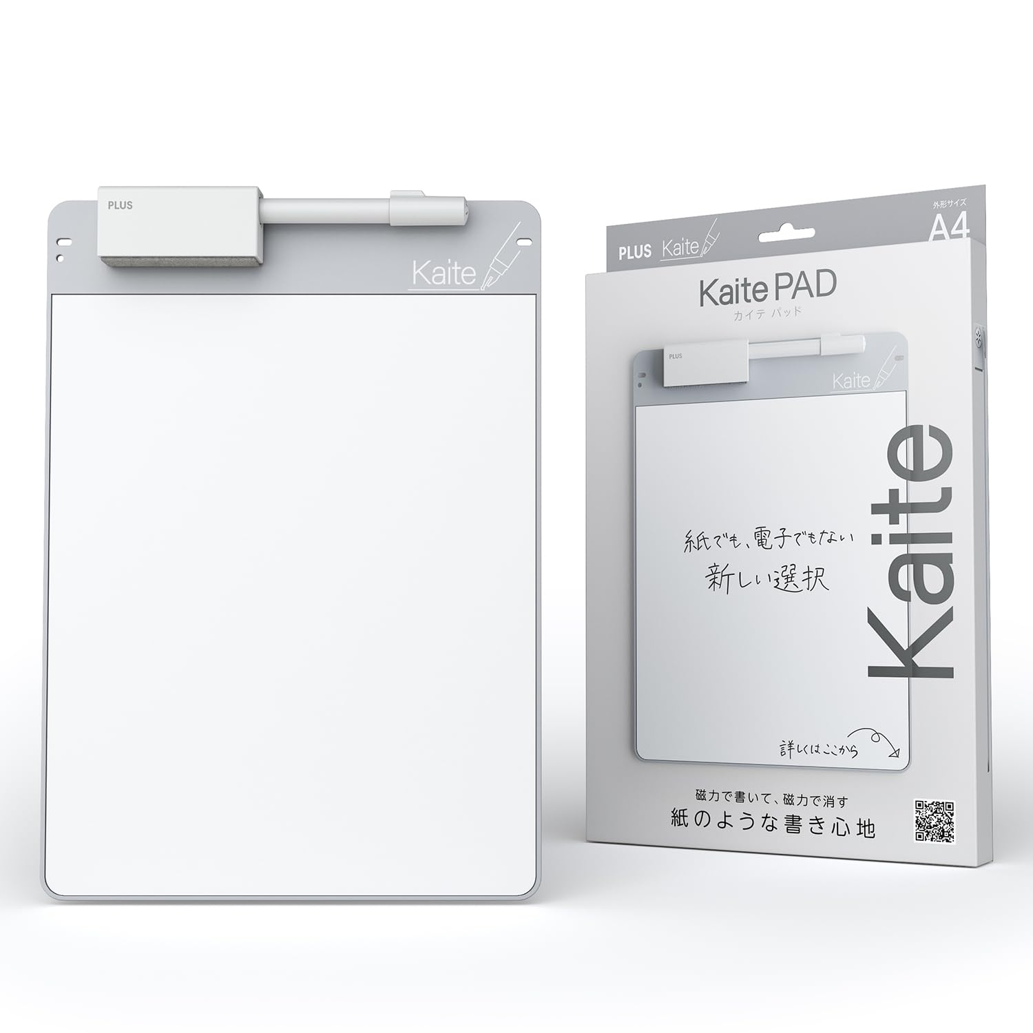 

Plus Kaite Memo 2012 Безбумажная деловая канцелярия, Блокнот, A4, Серый, Издание, KP-A4-GY 538-329, Многоразовый, Экологичный, серый