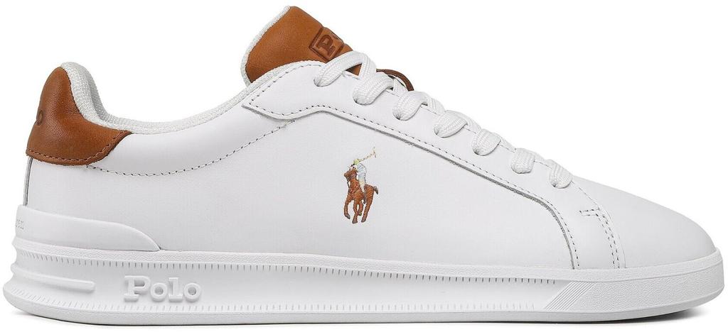 Кроссовки Polo Ralph Lauren из кожи M белый
