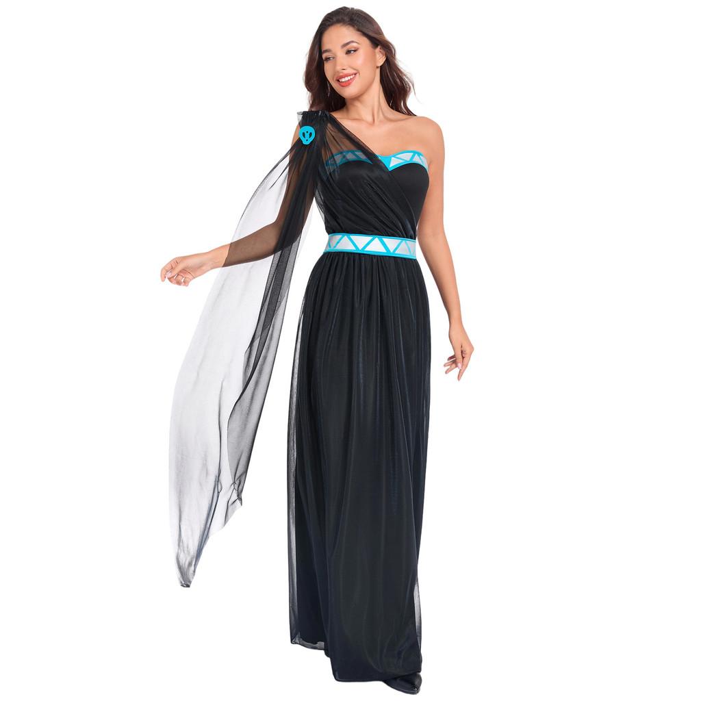 Hades Cosplay Dress For Women With Polyester Fabric For Ethnic Dance Performances