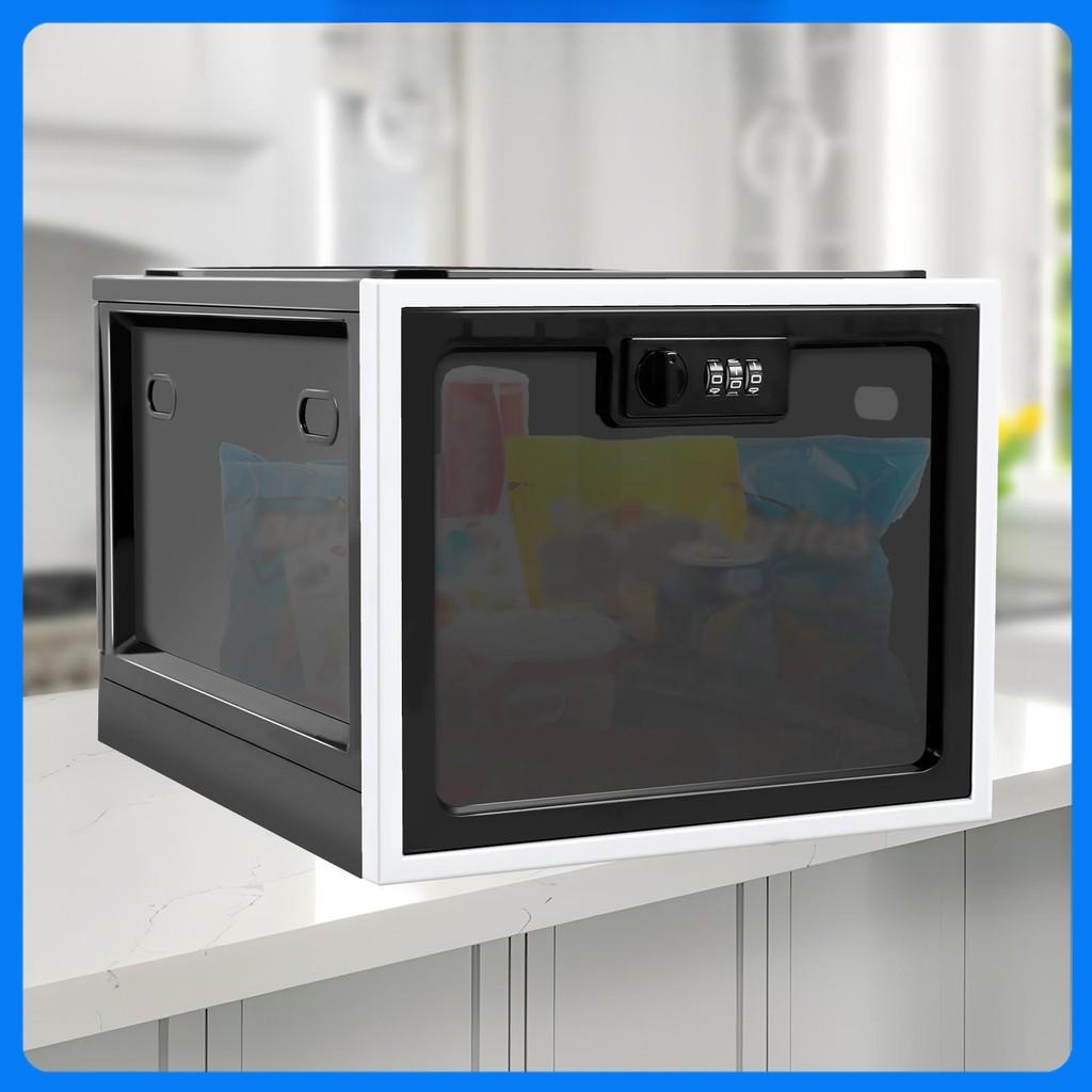 Uzamykatelný úložný box 3,6 galonu Velká kapacita Uzamykatelná úložná nádoba Přenosný uzamykatelný box s kombinačním zámkem