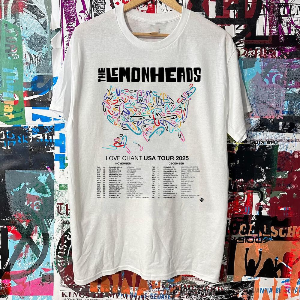 

The Lemonheads Band Love Chant USA Tour Full Size S-5XL Unisex T-Shirt XXXL