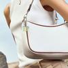 Cute Cartoon Colorful Smile Butterfly Keychain Resin Bag Charm for Women Girls Trendy Accessories for Friend