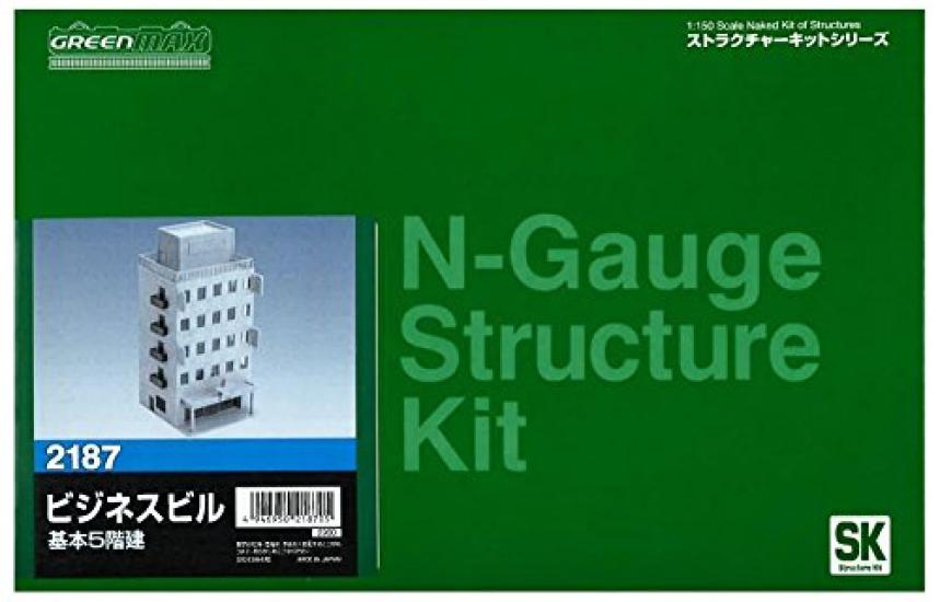 

Green Max N Gauge 2187 Business Building Basic 5-story (Unpainted Kit)