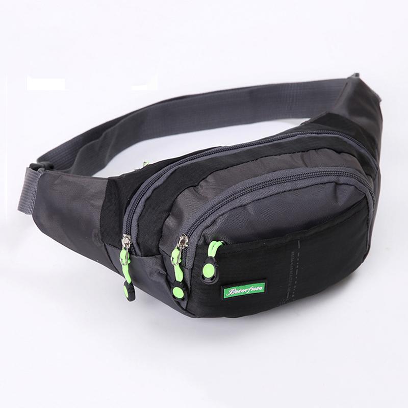 Travel Waist Bag Zipper Outdoor Sports Shoulder Bag Men's and Women's Waterproof Fashion Large-capacity Adjustable