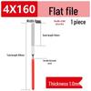 Nickel-Plated Diamond Files: Flat, Round, Square & Cylindrical